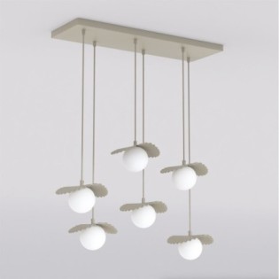 Valbona Beige Ceiling Lamp (6 lights)