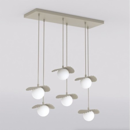 Valbona Beige Ceiling Lamp (6 lights)