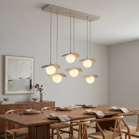 Valbona Beige Ceiling Lamp (6 lights)