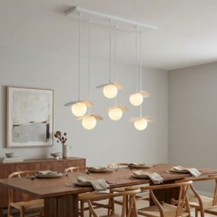 Valbona White Ceiling Lamp (6 lights)