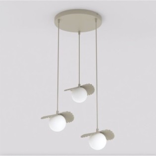 Valbona Beige Ceiling Lamp (3 lights)