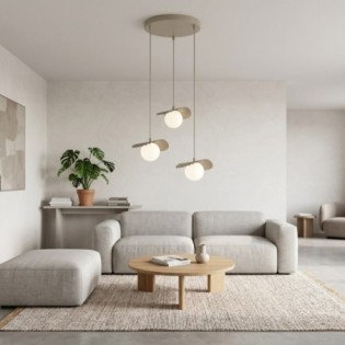 Valbona Beige Ceiling Lamp (3 lights)