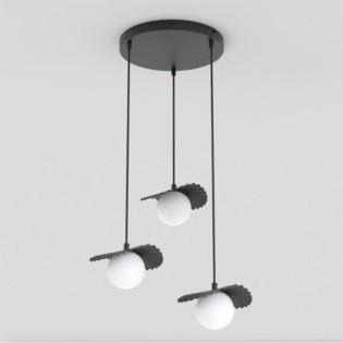 Valbona Black Ceiling Lamp (3 lights)