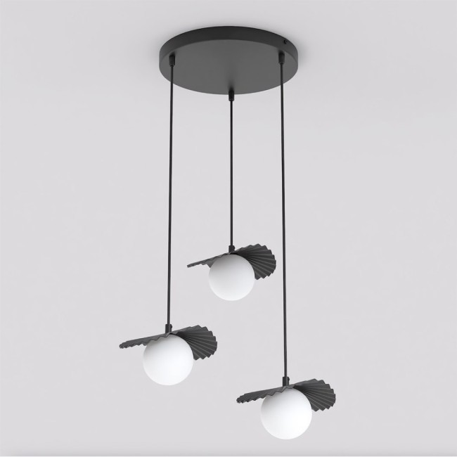Valbona Black Ceiling Lamp (3 lights)