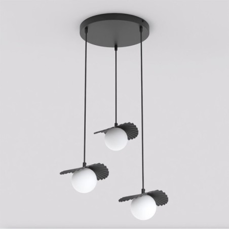 Valbona Black Ceiling Lamp (3 lights)