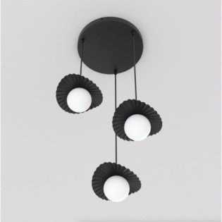 Valbona Black Ceiling Lamp (3 lights)