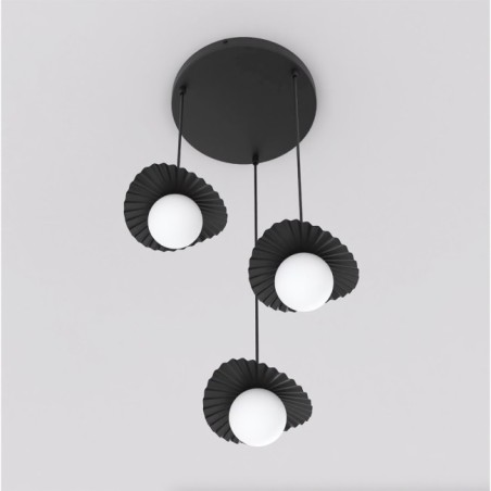 Valbona Black Ceiling Lamp (3 lights)
