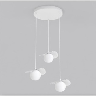 Valbona White Ceiling Lamp (3 lights)