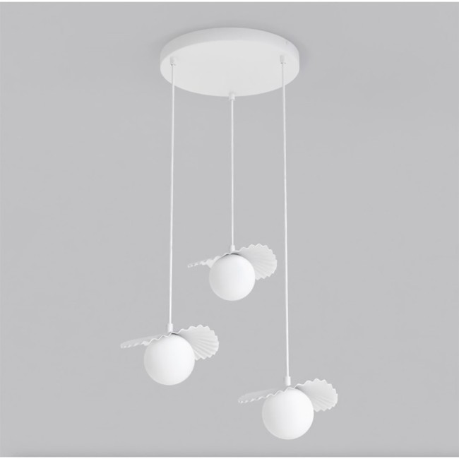Valbona White Ceiling Lamp (3 lights)