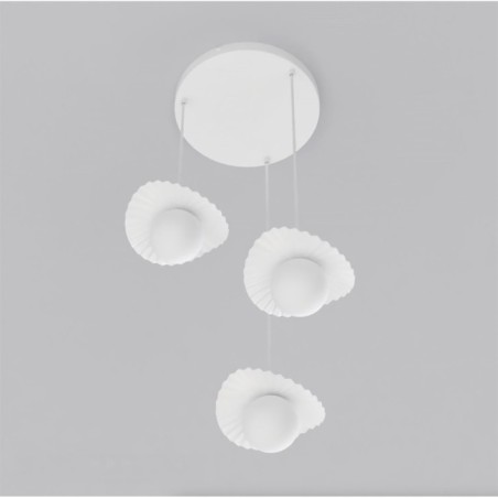 Valbona White Ceiling Lamp (3 lights)