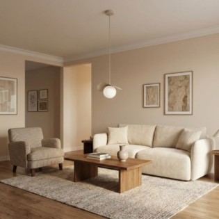 Valbona Beige Ceiling Lamp