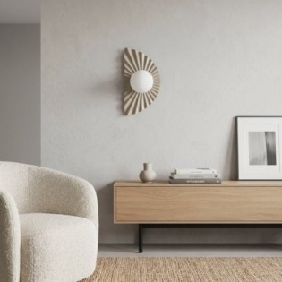 Valbona Beige Opal Wall Lamp