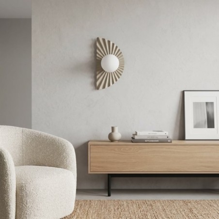 Valbona Beige Opal Wall Lamp