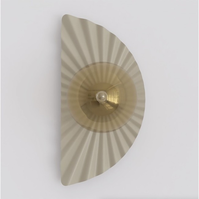 Valbona Beige Amber Wall Lamp