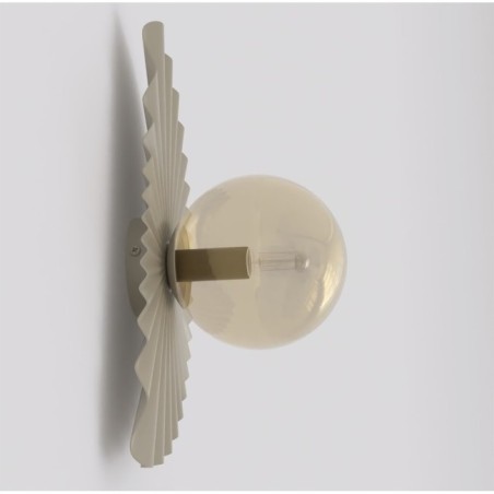 Valbona Beige Amber Wall Lamp