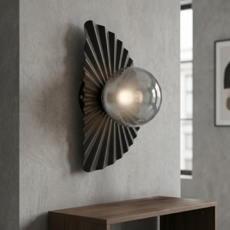 Valbona Black Graphite Wall Lamp