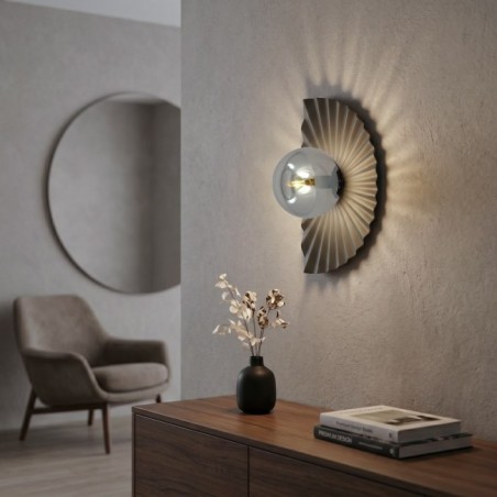 Valbona Black Graphite Wall Lamp