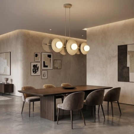 Drino Beige Ceiling Lamp (6 lights)