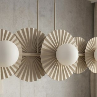 Drino Beige Ceiling Lamp (6 lights)