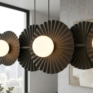 Drino Black Ceiling Lamp (6 lights)