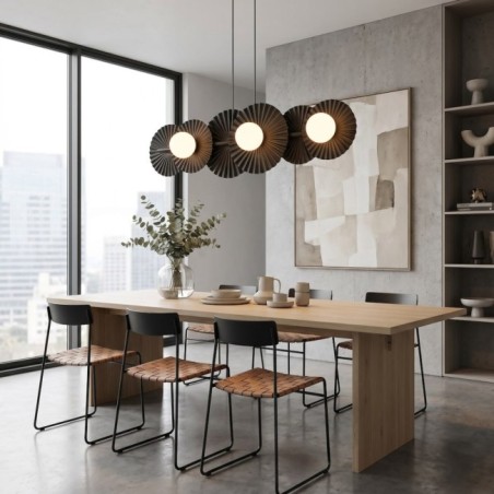 Drino Black Ceiling Lamp (6 lights)