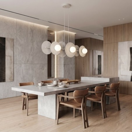Drino White Ceiling Lamp (6 lights)