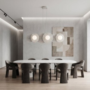 Drino White Ceiling Lamp (6 lights)