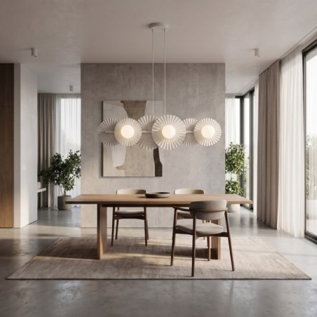 Drino White Ceiling Lamp (6 lights)