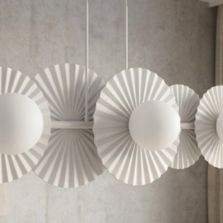 Drino White Ceiling Lamp (6 lights)