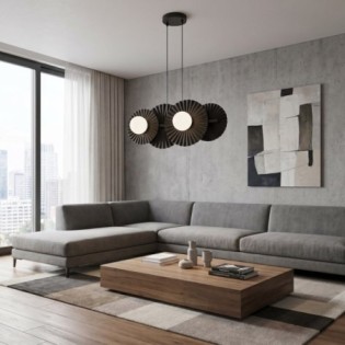 Drino Black Ceiling Lamp (4...