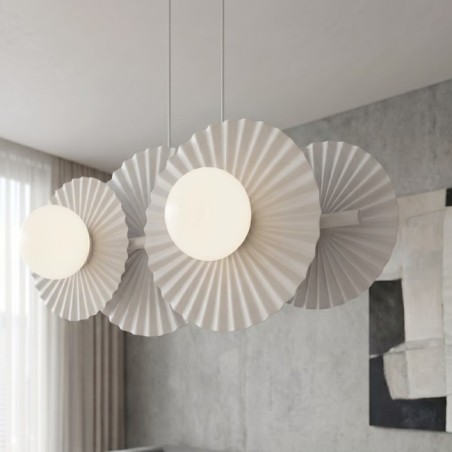 Drino White Ceiling Lamp (4 lights)