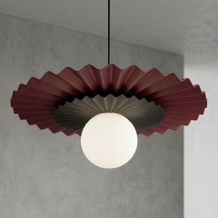 Drino Ceiling Lamp Garnet+Black