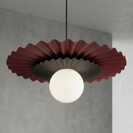 Drino Ceiling Lamp Garnet+Black