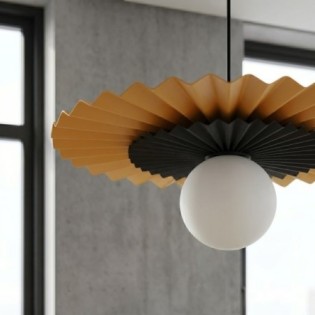 Drino Orange+Black Ceiling Lamp