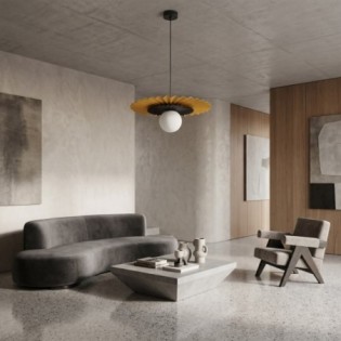 Drino Orange+Black Ceiling Lamp
