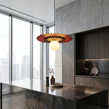 Drino Orange+Black Ceiling Lamp