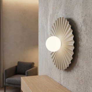 Drino L Beige Wall Lamp