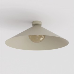 Osum L Beige Amber Ceiling Light