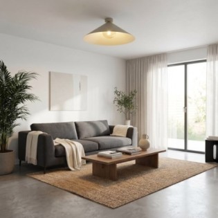 Osum L Beige Amber Ceiling...