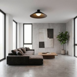 Osum L Black Opal Ceiling Light