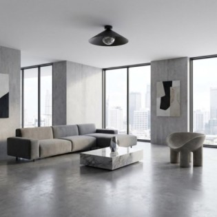 Osum M Black Graphite Ceiling Panel