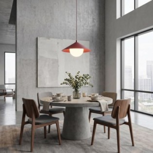 Osum S Ceiling Lamp Garnet Opal