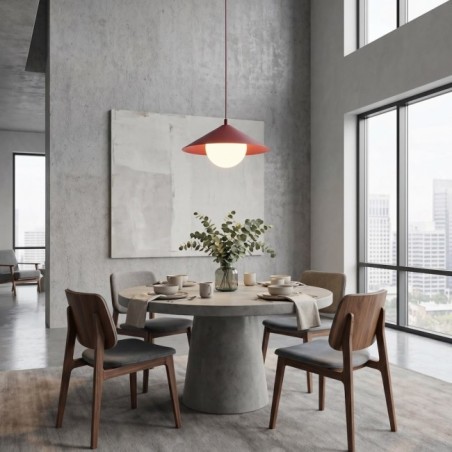 Osum S Ceiling Lamp Garnet Opal