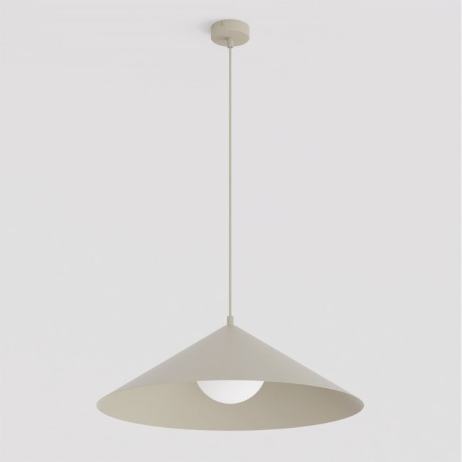 Osum L Beige Opal Ceiling Lamp