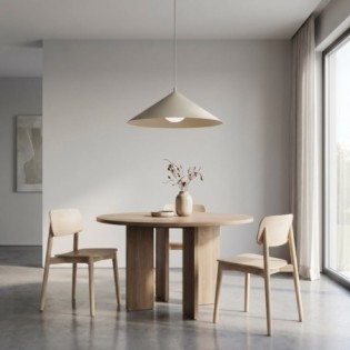 Osum L Beige Opal Ceiling Lamp