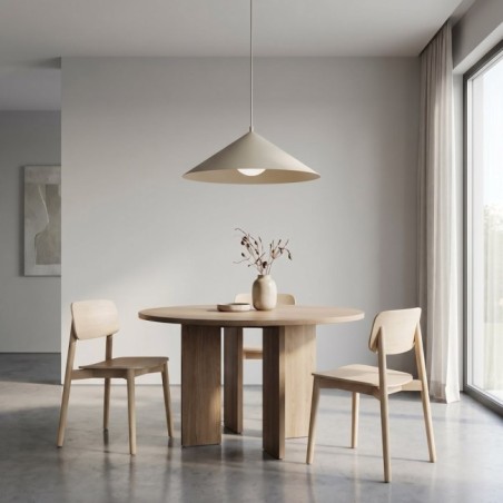 Osum L Beige Opal Ceiling Lamp