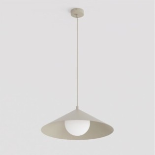 Osum M Beige Opal Ceiling Lamp