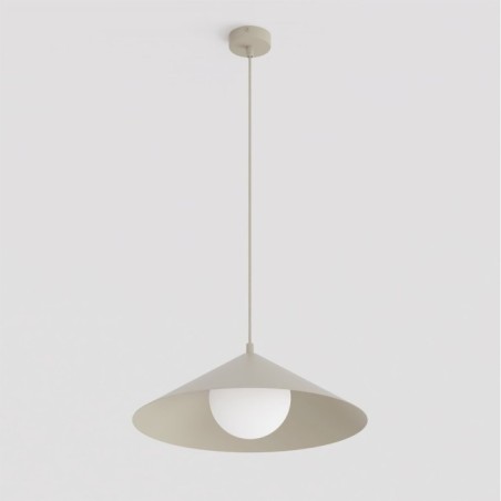 Osum M Beige Opal Ceiling Lamp