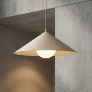 Osum M Beige Opal Ceiling Lamp