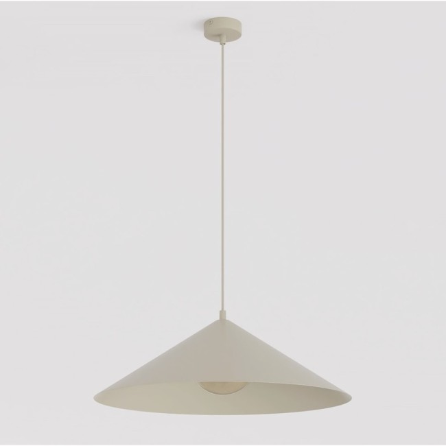 Osum L Beige Amber Ceiling Lamp